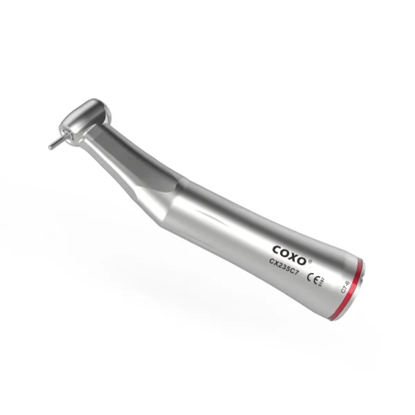 Soco SCHB5 Schnellläufer Winkelstück mit Licht, rot, 1:5, neu